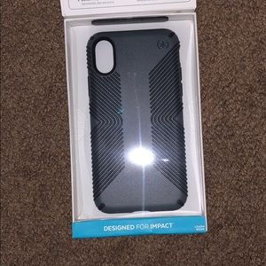 Speck presidio grip black iPhone X case